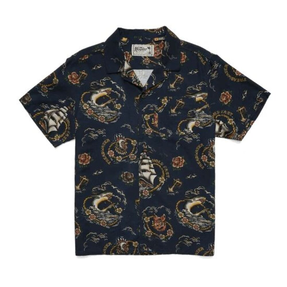 Howler Bros Brothers Sea Spell Deep Ocean HFTTMM Monoloha Shirt Men's Size Large